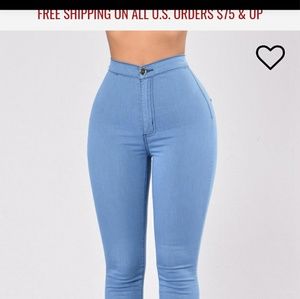 Fashion nova high waist jeans